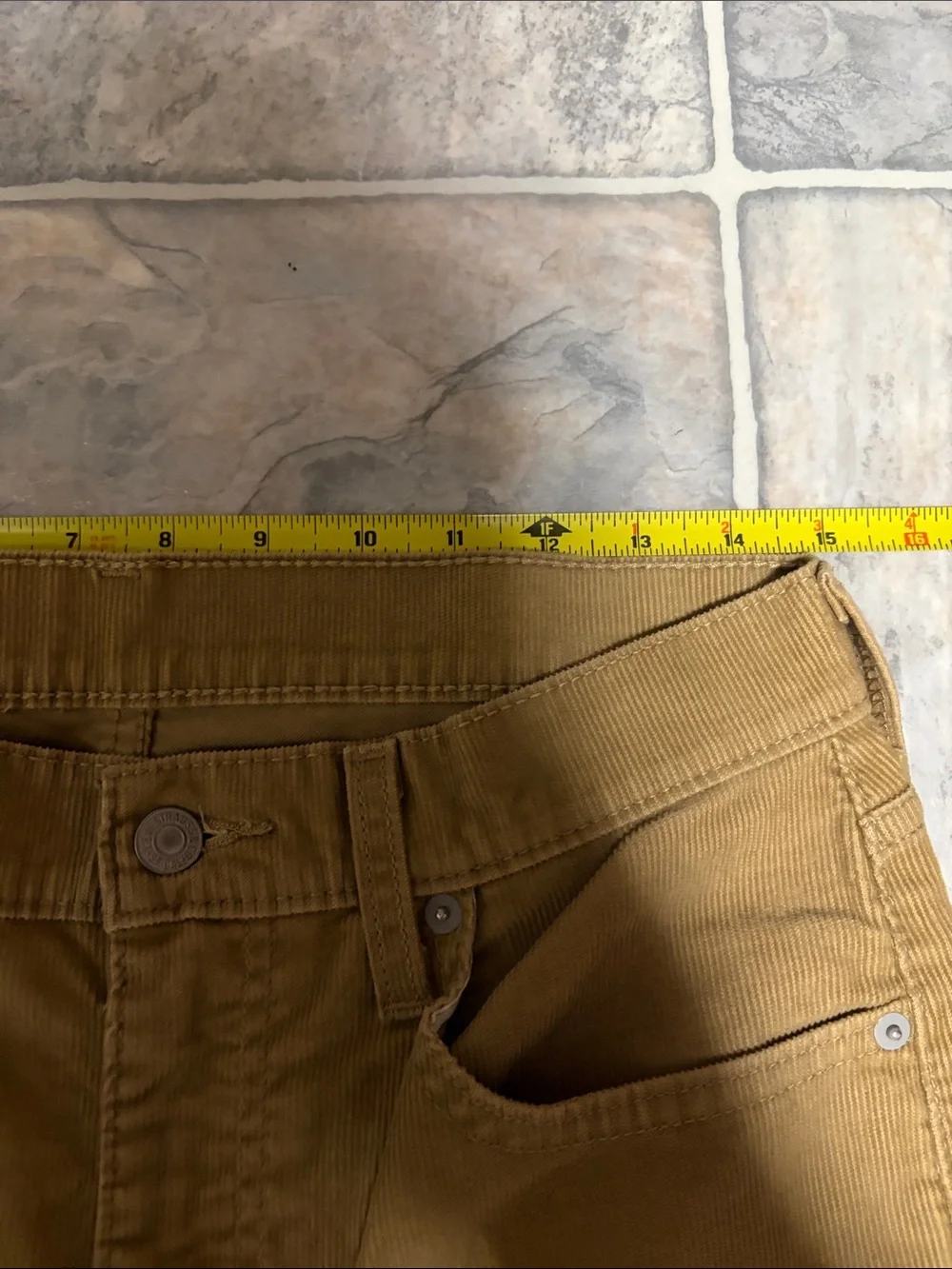 Levi's 512 Men's Corduroy Pants in Caramel